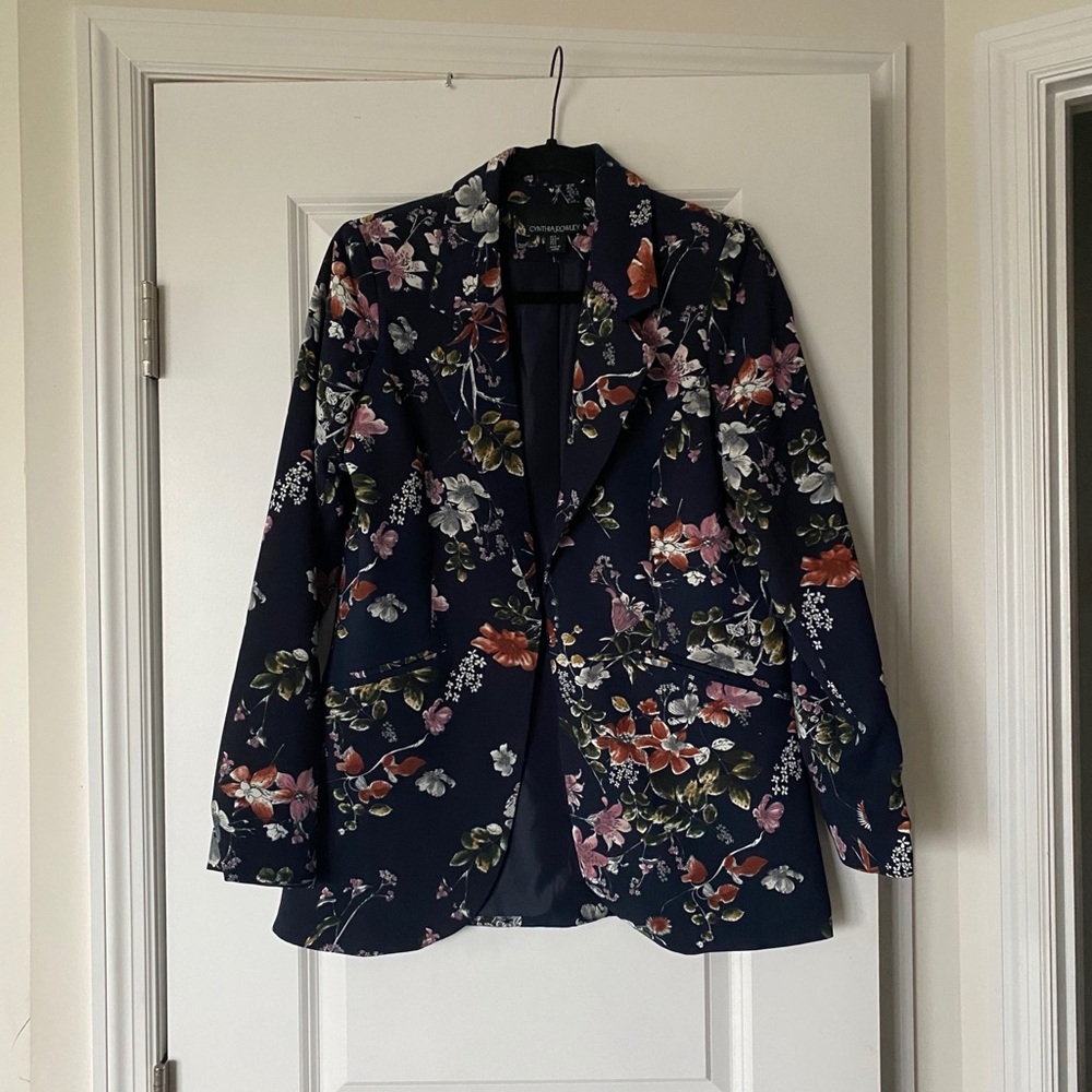 SOLD NWOT Cynthia Rowley Floral Blazer
